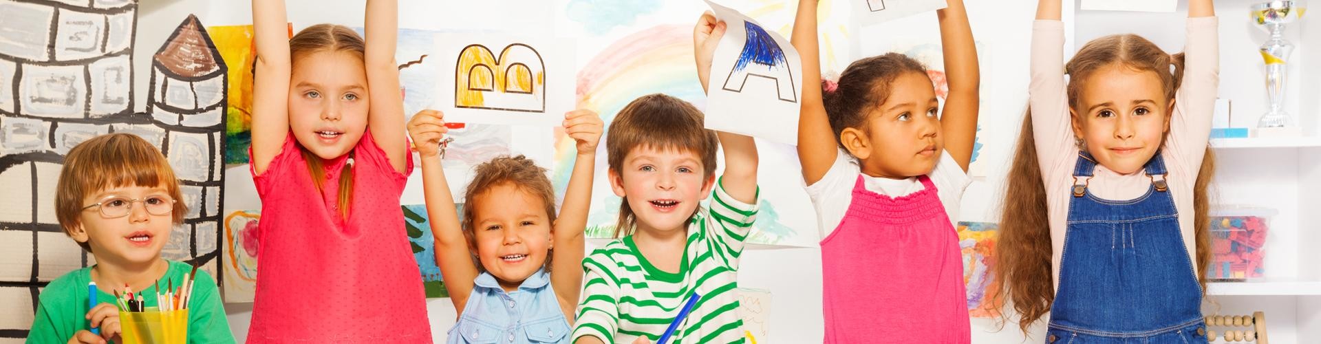 Bambini durante il saggio